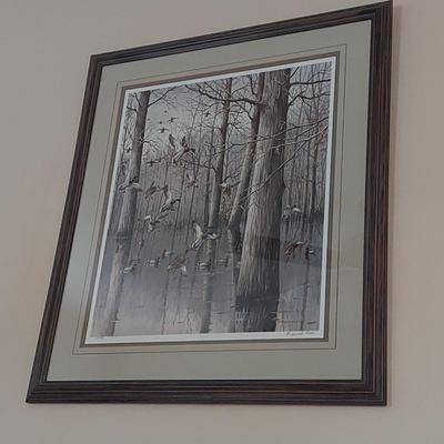 Signed/Numbered Print “Oak Timber - Mallards” by Maynard Reese (O-BBL)