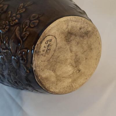 Three Matching Roseville Pottery Vases (O-BBL)