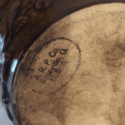 Three Matching Roseville Pottery Vases (O-BBL)