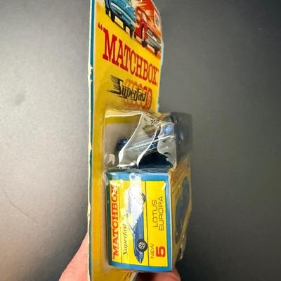 Vintage Mint on Card 1969 Matchbox Lotus Europa