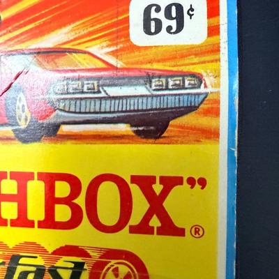 Vintage Mint on Card 1969 Matchbox Lotus Europa