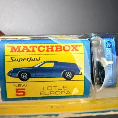 Vintage Mint on Card 1969 Matchbox Lotus Europa