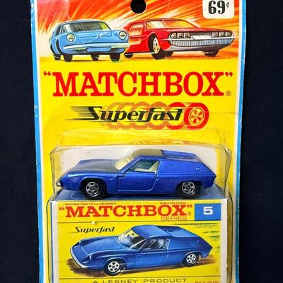 Vintage Mint on Card 1969 Matchbox Lotus Europa