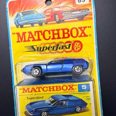 Vintage Mint on Card 1969 Matchbox Lotus Europa