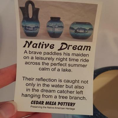 Three Signed Cedar Mesa Pottery Pieces (O-BBL)