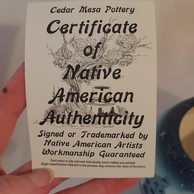 Three Signed Cedar Mesa Pottery Pieces (O-BBL)
