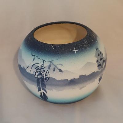 Three Signed Cedar Mesa Pottery Pieces (O-BBL)