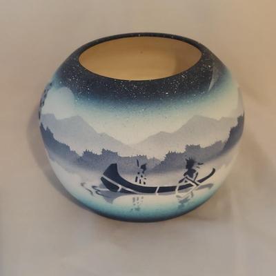 Three Signed Cedar Mesa Pottery Pieces (O-BBL)