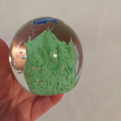Marine Themed Blown Glass Paperweights (O-BBL)