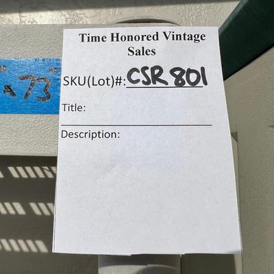 One Plastic storage shelf Contents not included