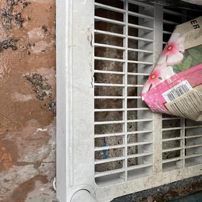 One Plastic storage shelf Contents not included