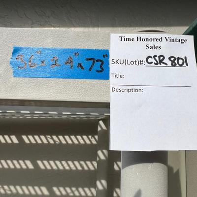 One Plastic storage shelf Contents not included