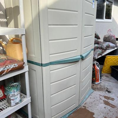 large garden storage cabinet shed Contents are NOT included