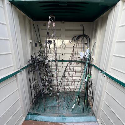 large garden storage cabinet shed Contents are NOT included