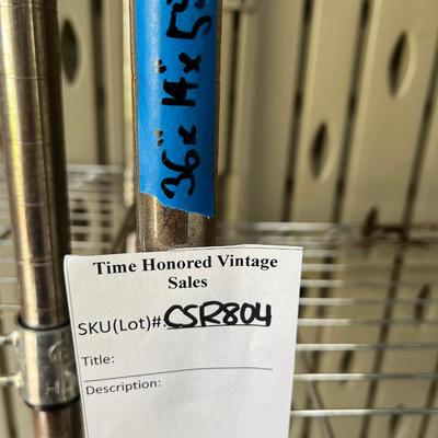 Adjustable metal shelving unit #3