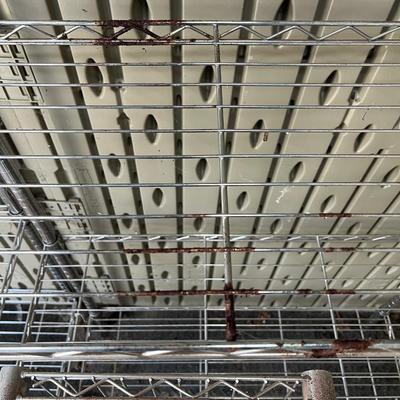 Adjustable metal shelving unit #3