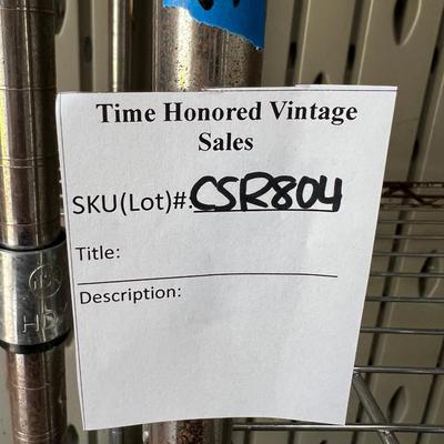 Adjustable metal shelving unit #3