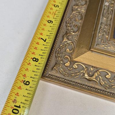 4" x 18" Gold Framed Mirror