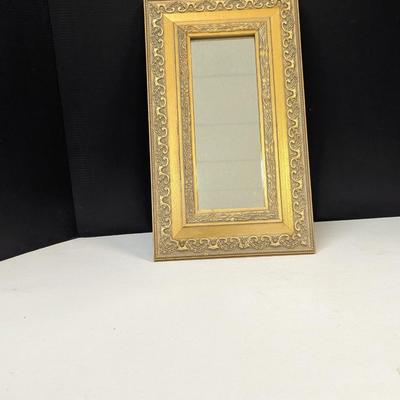 4" x 18" Gold Framed Mirror