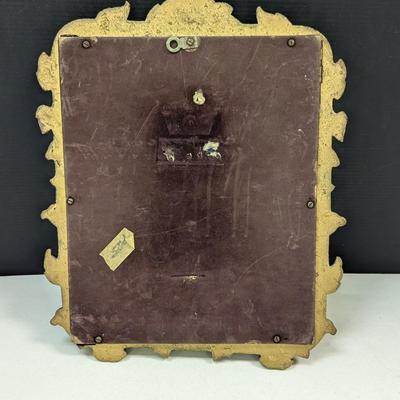 Gold Framed Ornate Mirror Approx 12 3/4" x 10"