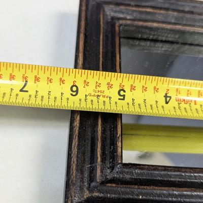 Gold Tone Rectangle Mirror & Gray Square Mirror