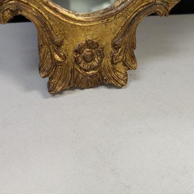 Italian Rococo Baroque Gilt Wood Mirror
