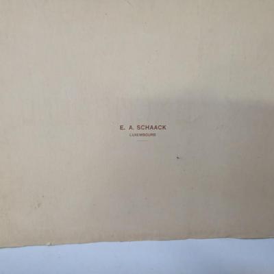 E.A. Schaack Vintage Souvenir Photo Album Luxembourg