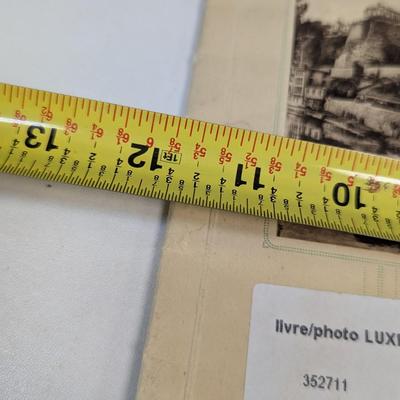 E.A. Schaack Vintage Souvenir Photo Album Luxembourg