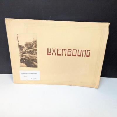 E.A. Schaack Vintage Souvenir Photo Album Luxembourg