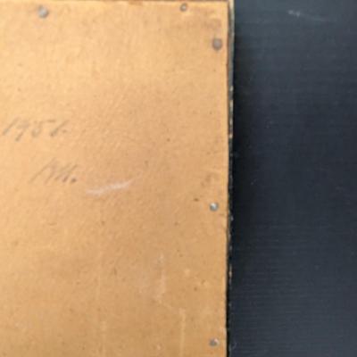 Vintage Detailed Architecture Landscape Drawing Signed Approx 15" x 10 3/4"