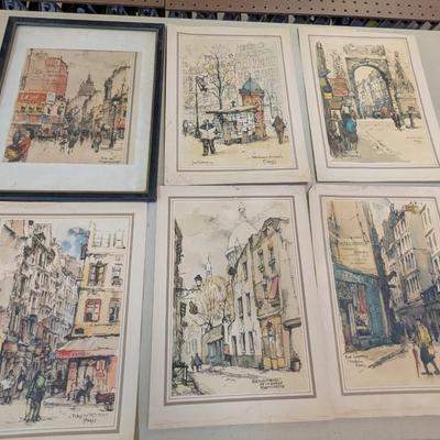 Prints Of French Landmark Buildings