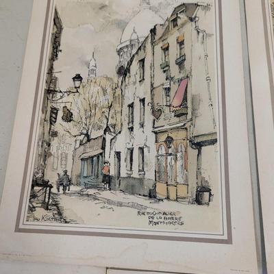 Prints Of French Landmark Buildings