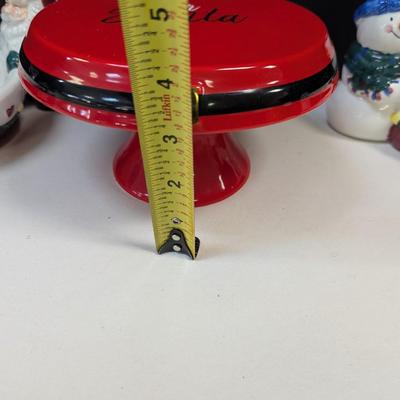 Holiday Snowmen Snack Dishes