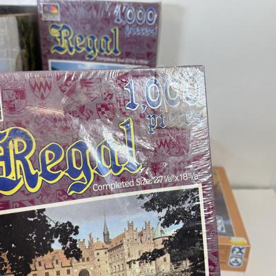 LOT 21: NIP Puzzles: Regal Castle, Springbok, FX Schmid & More