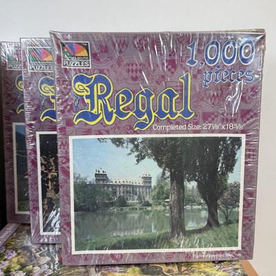 LOT 21: NIP Puzzles: Regal Castle, Springbok, FX Schmid & More