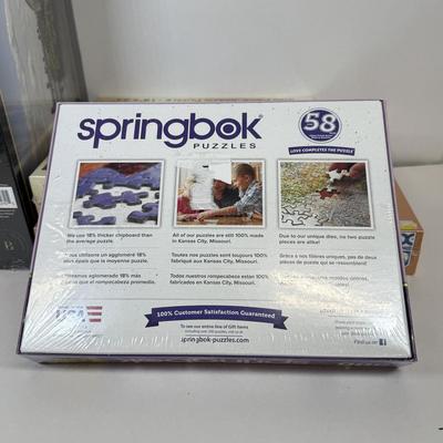 LOT 21: NIP Puzzles: Regal Castle, Springbok, FX Schmid & More