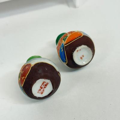 LOT 23: Collection of Mini Porcelain Vases made in Japan