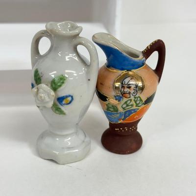 LOT 23: Collection of Mini Porcelain Vases made in Japan