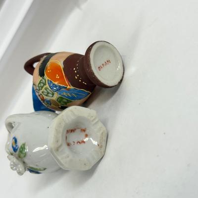 LOT 23: Collection of Mini Porcelain Vases made in Japan