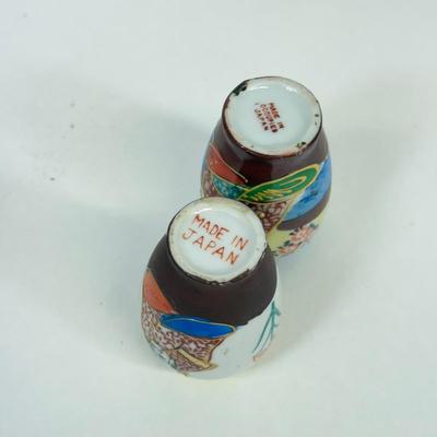 LOT 23: Collection of Mini Porcelain Vases made in Japan