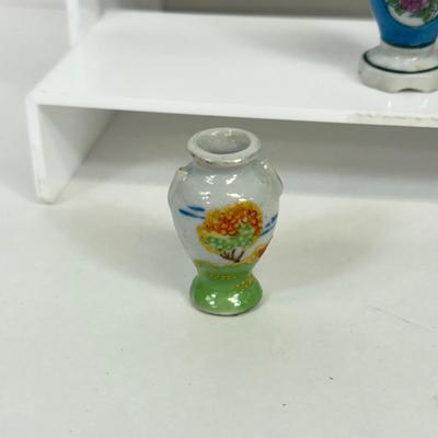 LOT 23: Collection of Mini Porcelain Vases made in Japan