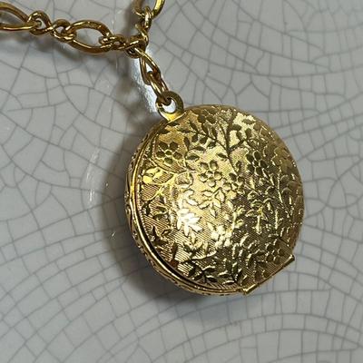 LOT 31: Vintage Jewelry - Mary Chess Solid Perfume Brooch and More