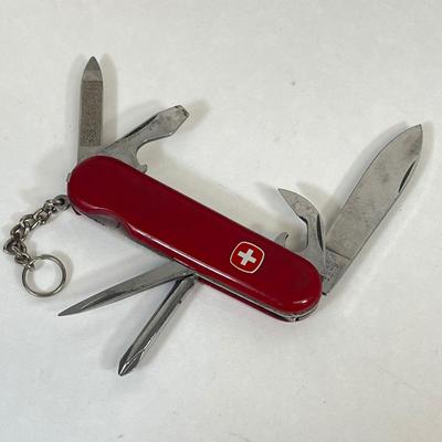 LOT 33: Commemorative Framed Korean War Wire Fence Piece, Swiss Army Knife and More