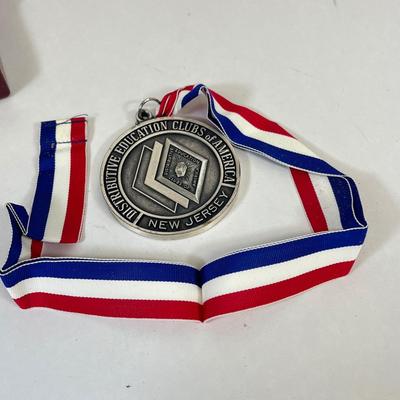 LOT 33: Commemorative Framed Korean War Wire Fence Piece, Swiss Army Knife and More