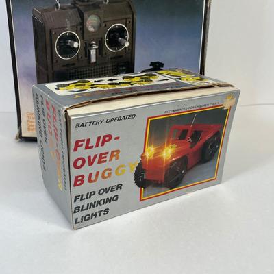 LOT 35: Vintage Toys - Tyco Locomotive, RC Controller and More