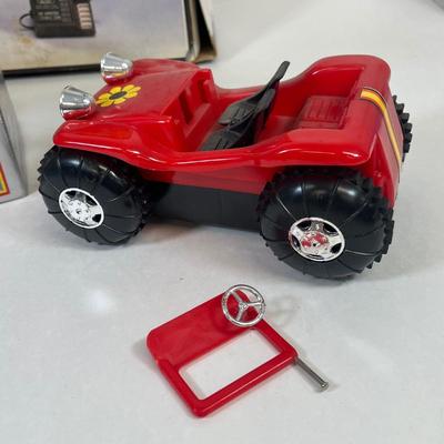 LOT 35: Vintage Toys - Tyco Locomotive, RC Controller and More