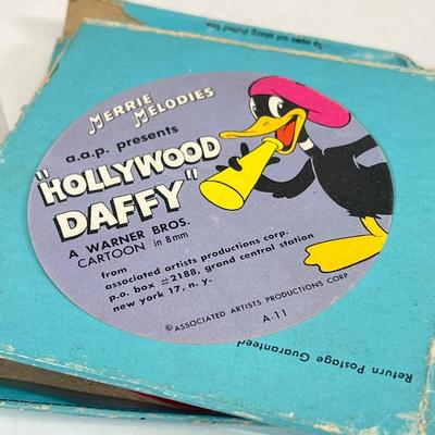 LOT 36: Vintage 8mm and 16mm Film Reels - Daffy Duck, Barney Google and More