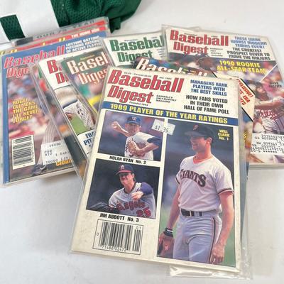 LOT 39: Sports Memorabilia - Mark Sanchez N.Y. Jets Jersey, Baseball Digest Magazine Collection - Baseball, Football Basketball Cards