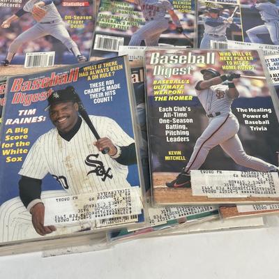 LOT 39: Sports Memorabilia - Mark Sanchez N.Y. Jets Jersey, Baseball Digest Magazine Collection - Baseball, Football Basketball Cards