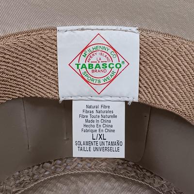 LOT 45: Budweiser Retro Bar Gift Set, Team Tabasco Straw Hat & Mermaid and Totem Pole Bottle Openers